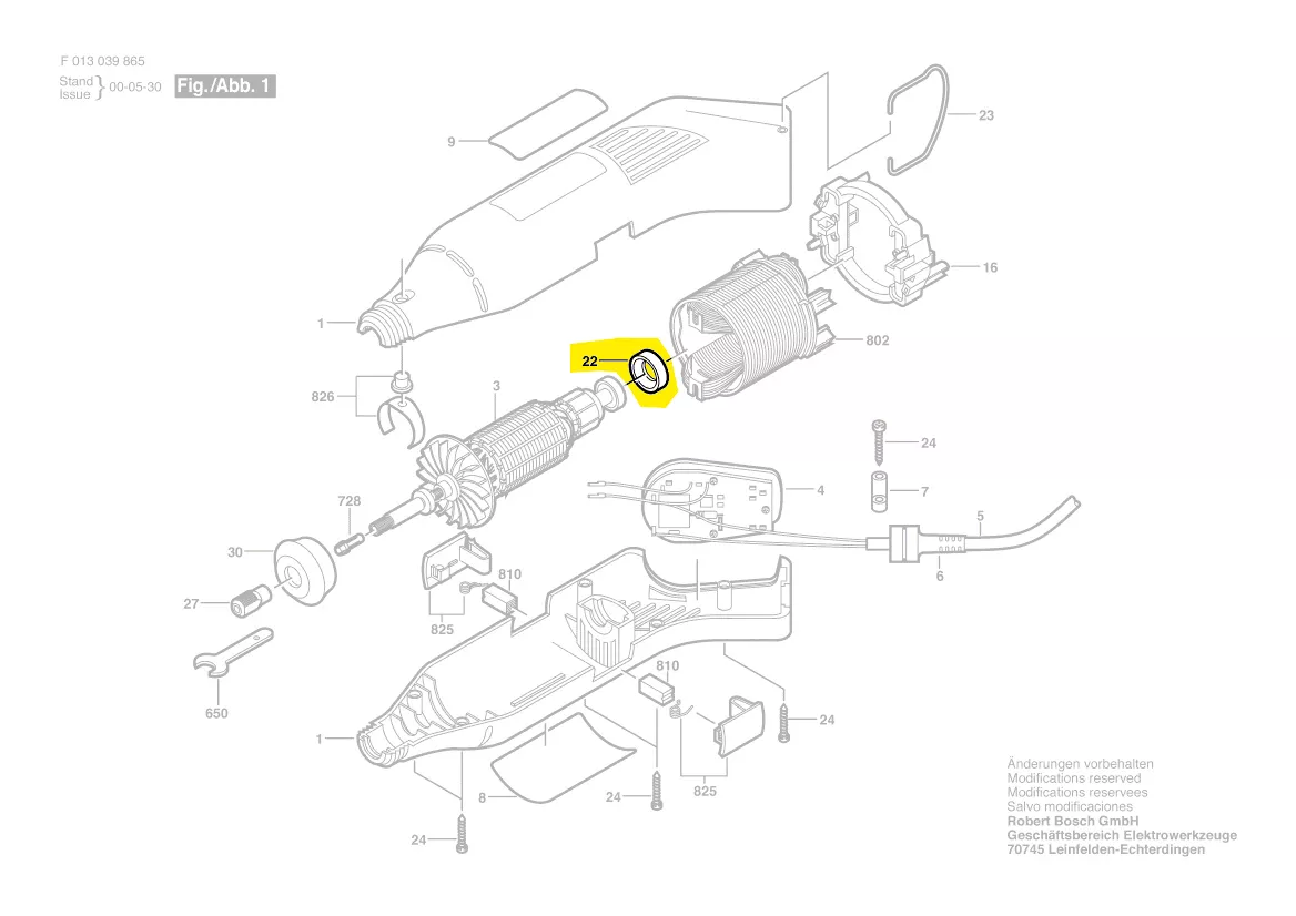 Douille isolante réf. 2 615 302 505 Dremel
